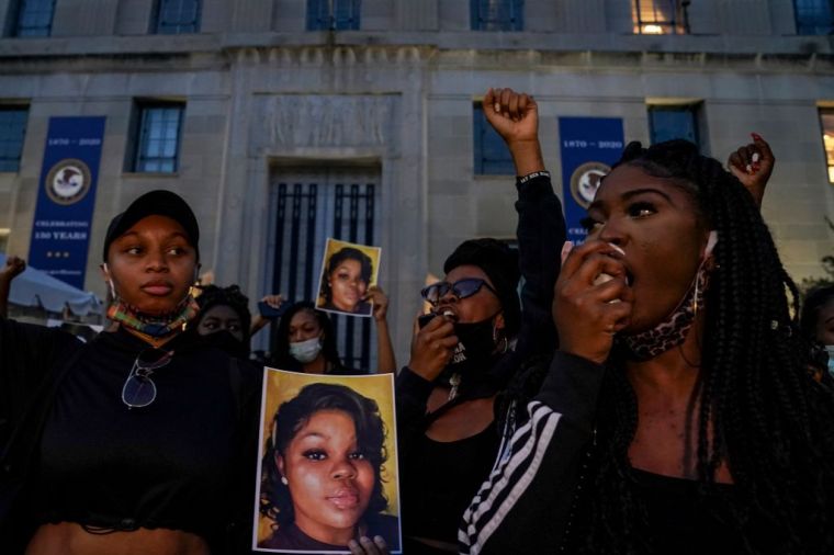 Demonstrators Call for Justice for Breonna Taylor