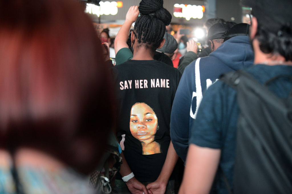 Protest Against Breonna Taylor Charges In New York