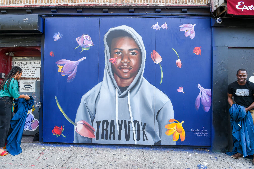Trayvon Martin Mural Unveiling New York City