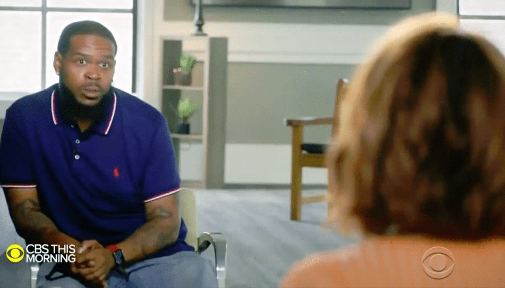 Kenneth Walker interview on CBS News