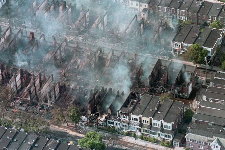 1985: The MOVE Philadelphia bombing
