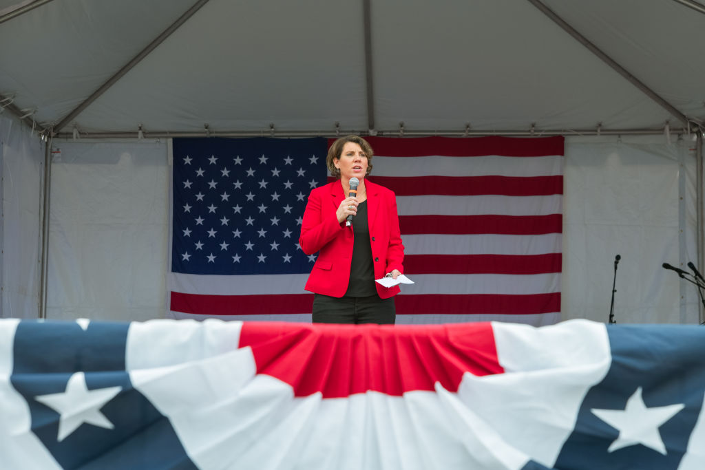 Amy McGrath Holds Campaign Rally In Louisville, Kentucky