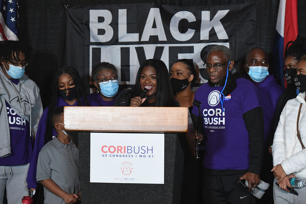 Candidate For Missouri's 1st District Cori Bush Holds Election Night Party