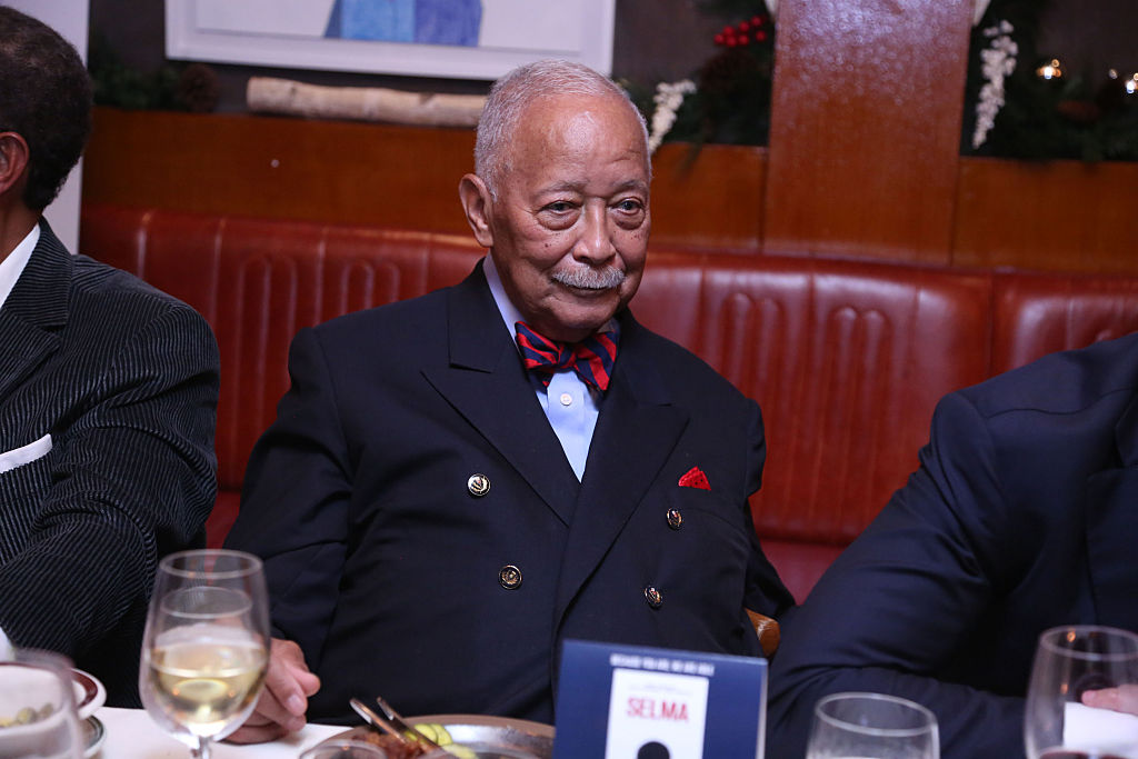 Former Mayor David Dinkins pictured attending the New York City screening of "Selma" in 2014.