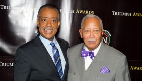 Rev. Al Sharpton (left) and former New York City Mayor David Dinkins attends the 2nd Annual Triumph Awards at the Rose Theater, Jazz at Lincoln Center on October 19, 2011 in New York City.