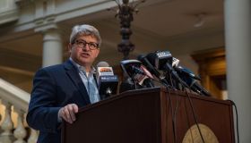 Georgia Secretary Of State Brad Raffensperger Briefs Media On Continuing Vote Count