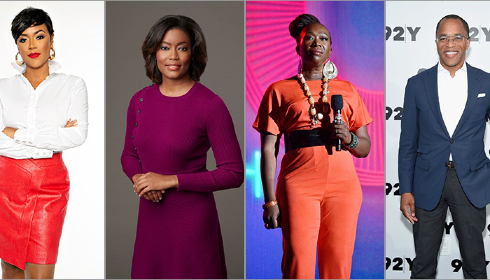 MSNBC Black talent - Tiffany Cross, Rashida Jones, Joy Reid, Jonathan Capehart