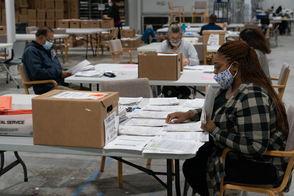 Georgia Election Officials Continue Ballot Counting