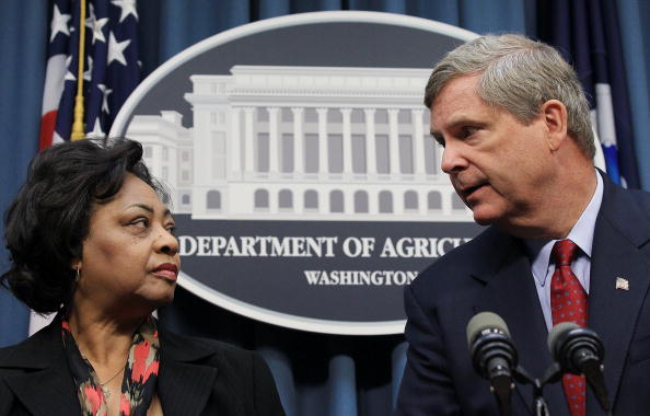 Shirley Sherrod Meets With Vilsack About New Job With USDA