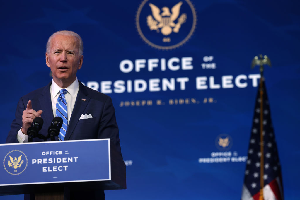 President-Elect Biden Delivers Remarks On COVID-19 Pandemic And Planned Response