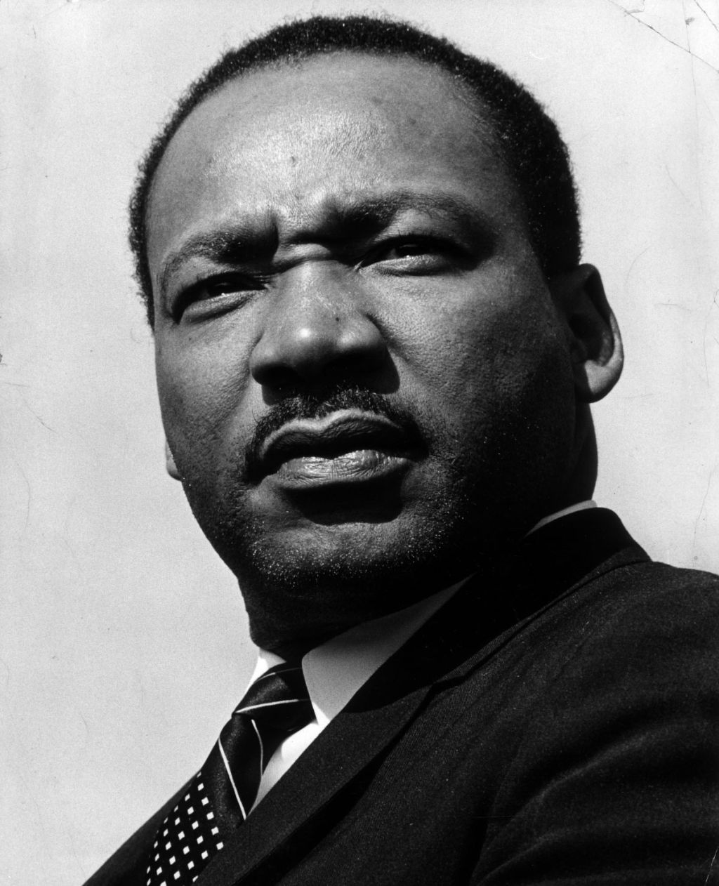 Shown is Martin Luther King Jr. during a 1967 visit to Minneapolis. Minneapolis Star (now Star Tribune) photo by staff photographer Charles Bjorgen.