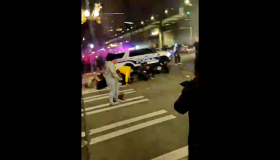 Tacoma, Washington police plow into bystanders at street race