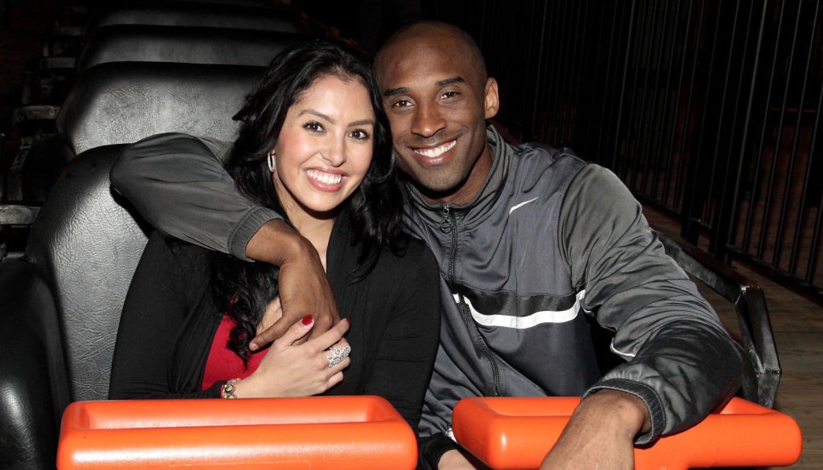 Kobe Bryant Visits Six Flags Magic Mountain