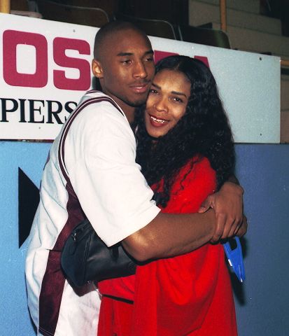 Kobe Bryant Hugs His Mother After Winning High School Basketball Title Game