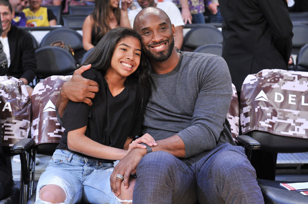 Celebrities At The Los Angeles Lakers Game