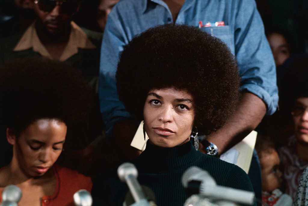 Angela Davis at First News Conference