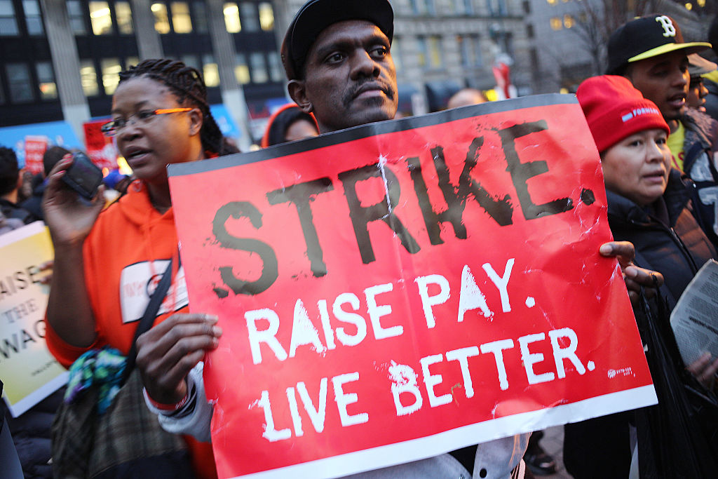 Fast food workers strike