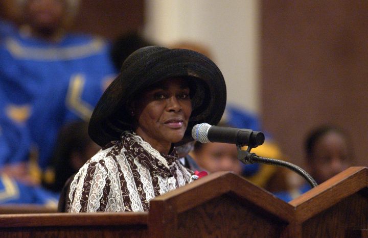 Cicely Tyson at Ray Charles Funeral