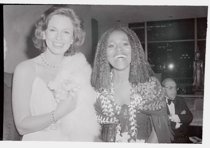 Cicely Tyson and Phyllis George Posing at Fashion Event