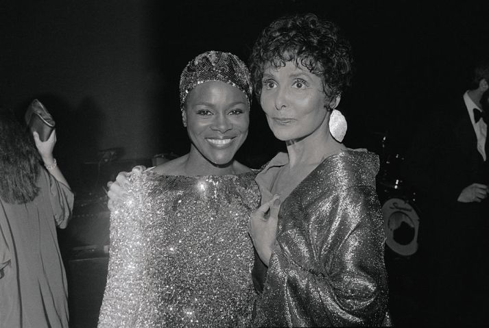 Entertainers Lena Horne and Cicely Tyson Posing Together