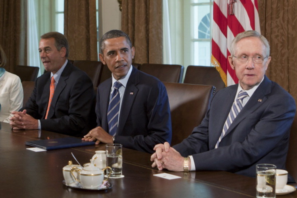 Obama Meets With Congressional Leadership At The White House