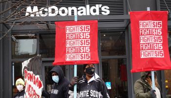 Fast Food Workers Demonstrate Nationwide For Better Pay