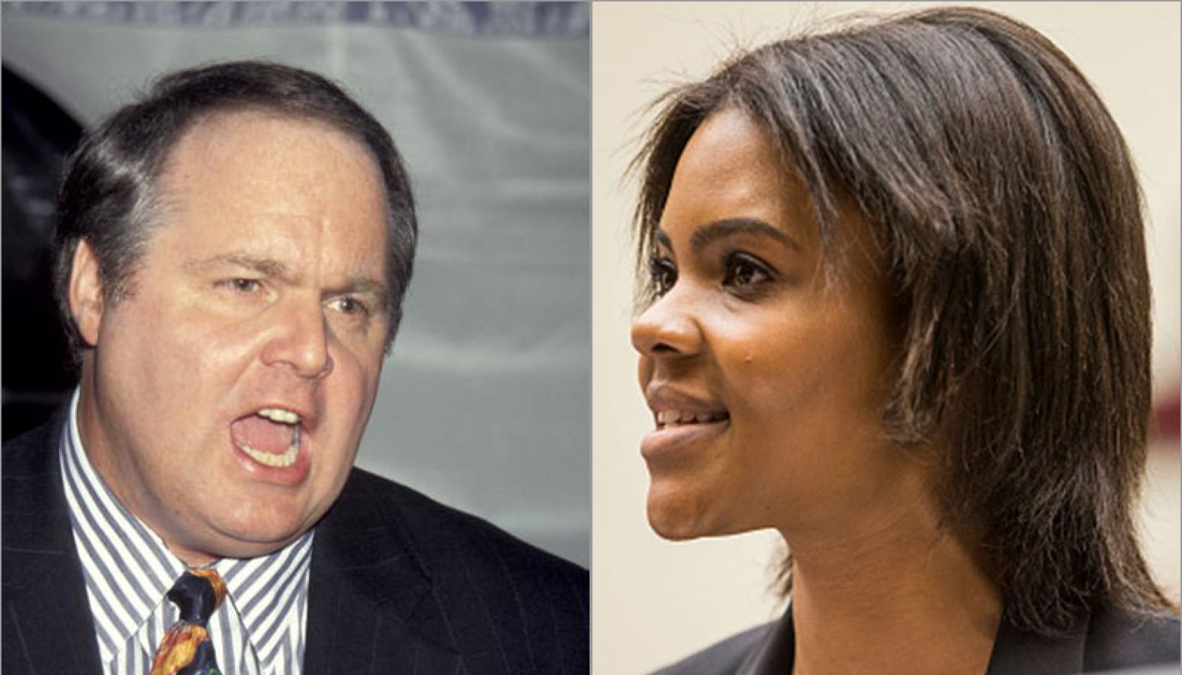 Rush Limbaugh and Candace Owens