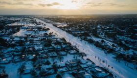 Historic Dallas Winter Storm Blankets Suburbs in Snow