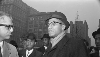 Malcolm X Standing Headshoulders