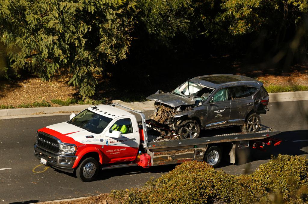 Tiger Woods, car crash, Los Angeles, California