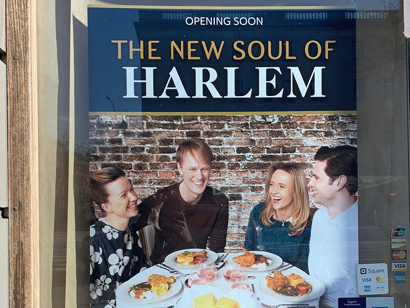 Harlem restaurant fake movie poster