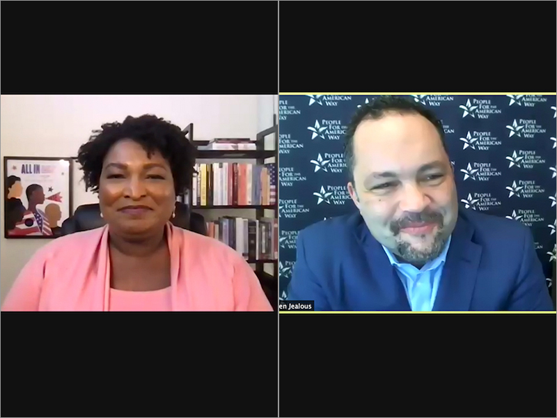 Ben Jealous and Stacey Abrams conversation