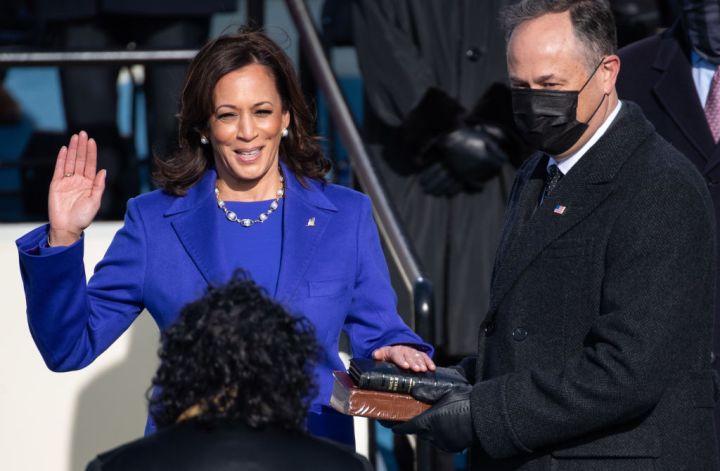 Kamala Harris, first woman and Black woman Vice President of the United States