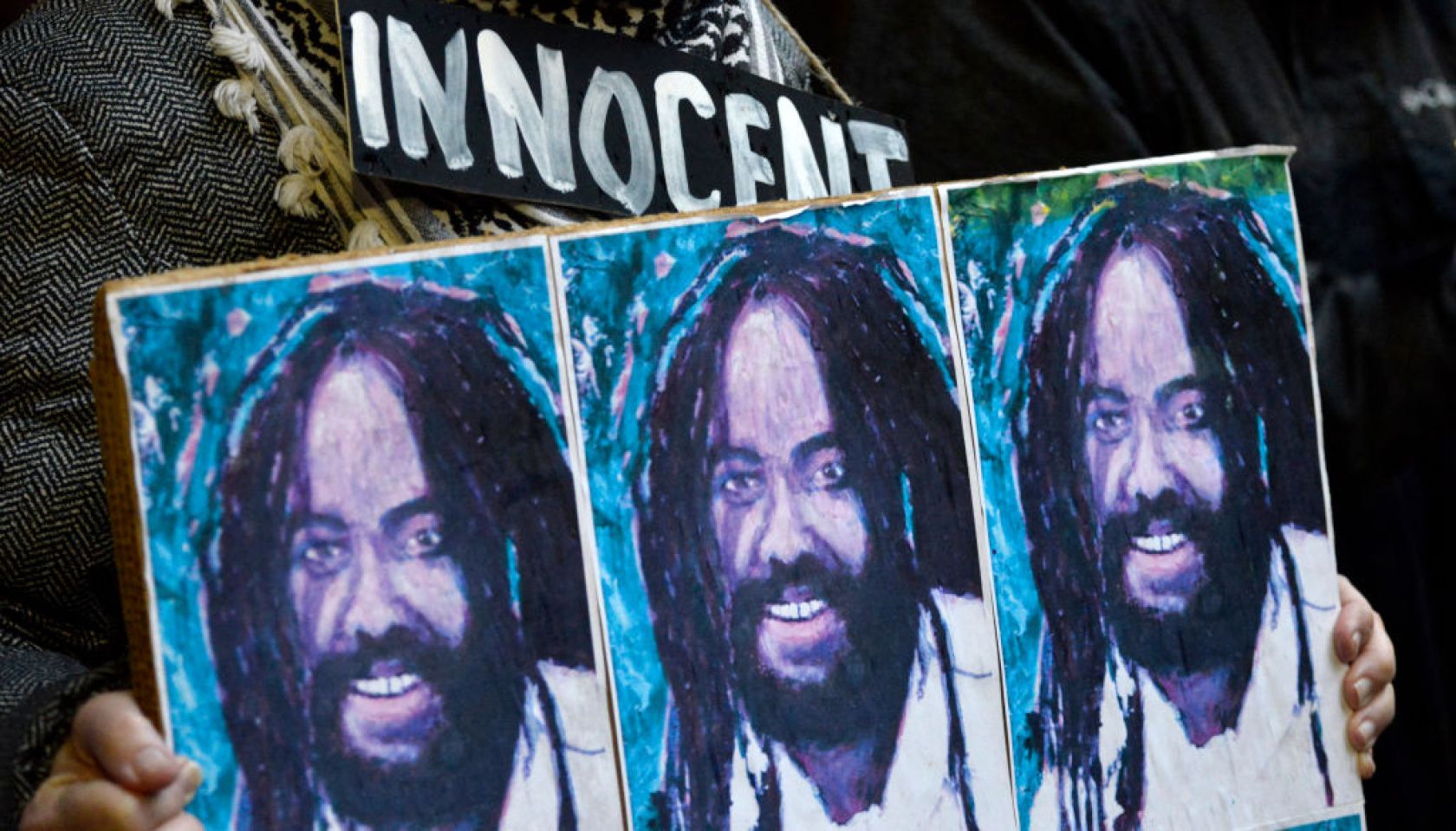 Free Mumia Rally Outisde Office Of Philadelphia District
