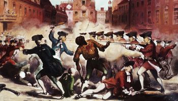 Boston Massacre, March 5th, 1770 Illustration