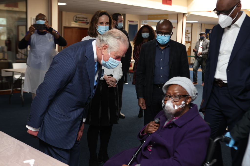 Prince Of Wales And Duchess Of Cornwall Undertake Engagements In London To Thank Those Involved In The COVID-19 Vaccine Rollout