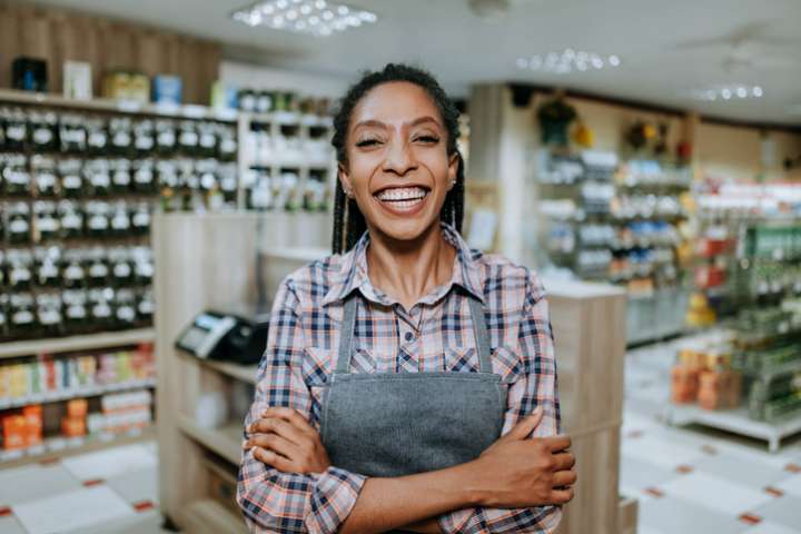 Businesswoman portrait - small business