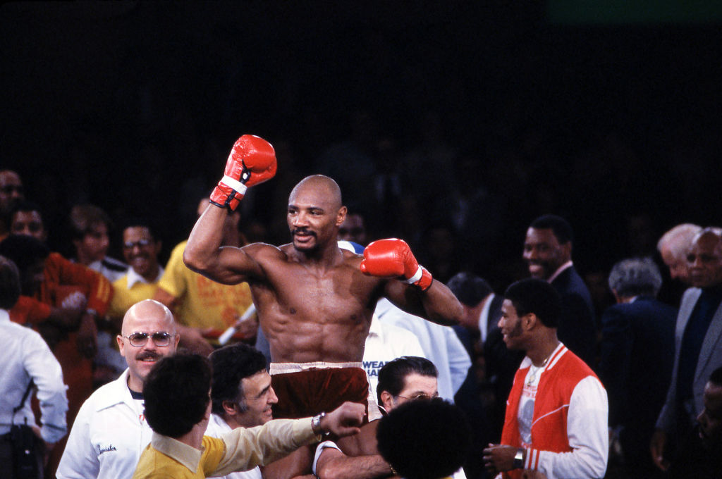 'Marvelous' Marvin Hagler Boxing At Bally's Park Place