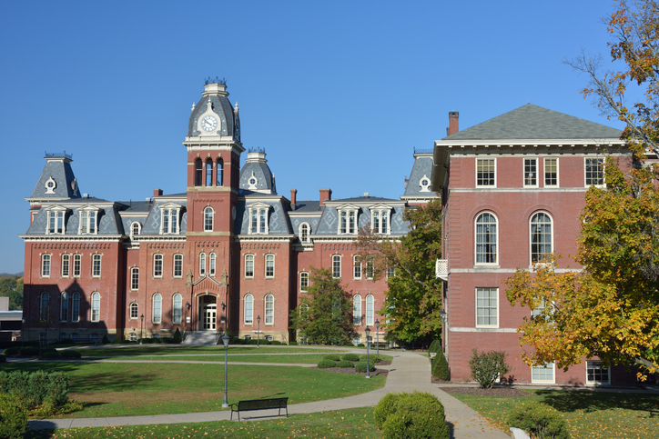 Woodburn Hall in West Virginia University
