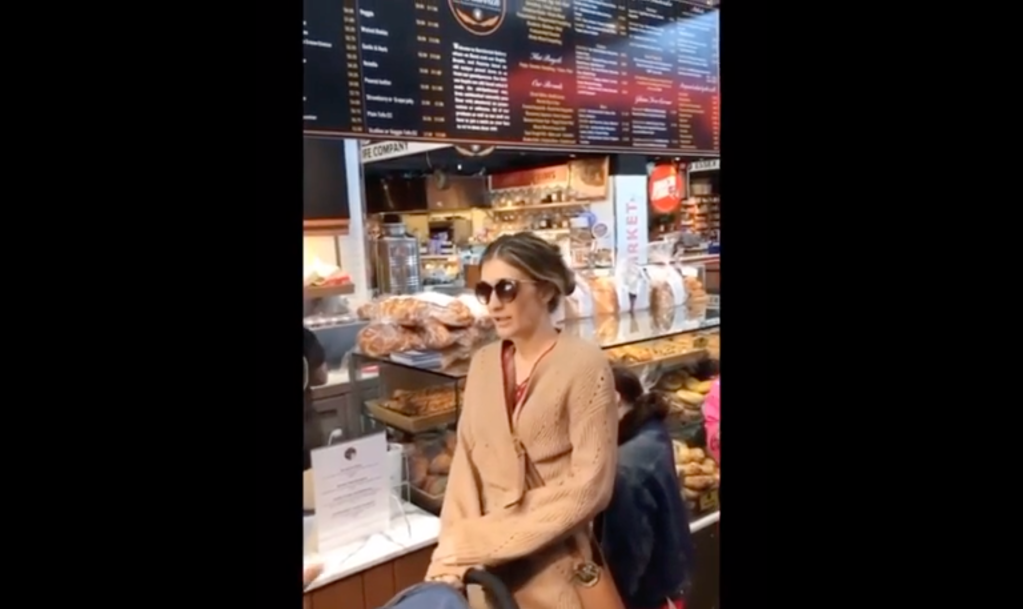 NYC bakery racist white lady