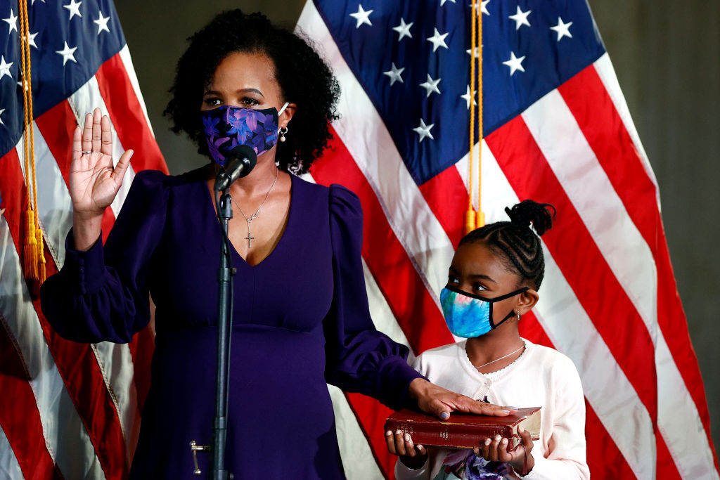 City Of Boston Swears In Its First Black, And First Female Mayor Kim Janey