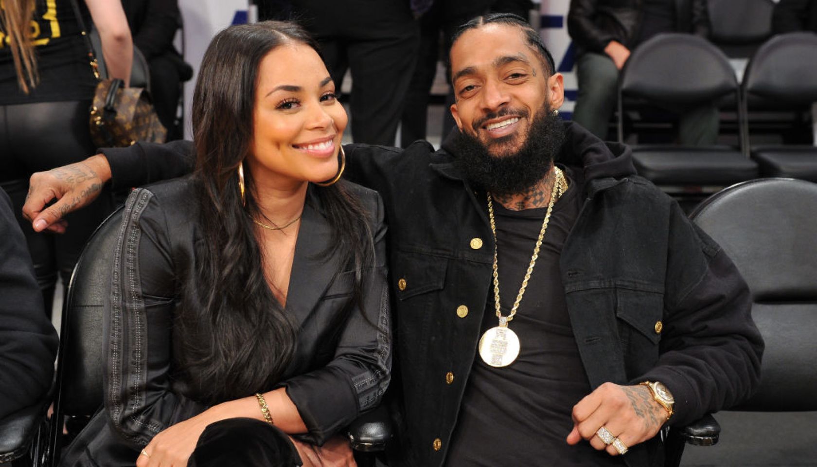 Celebrities At The Los Angeles Lakers Game