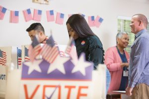 Voters at Polling Place