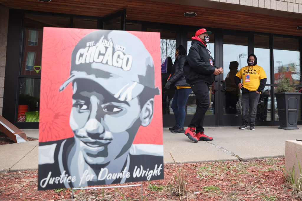 Public Viewing Held For Daunte Wright In Minneapolis
