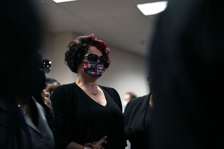 Courteney Ross, George Floyd's girlfriend, arrives