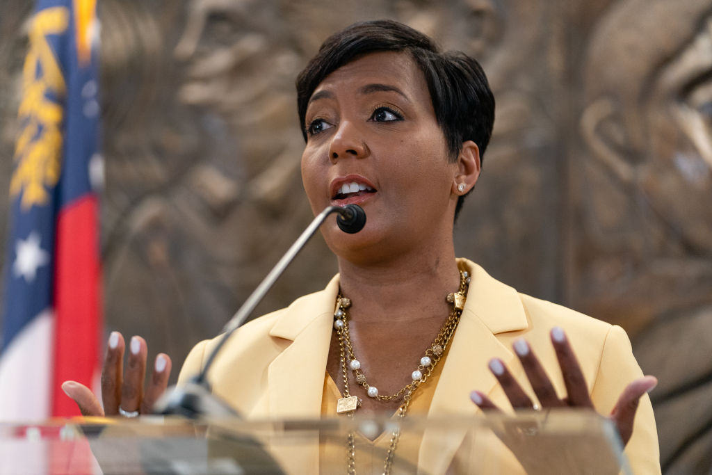 Atlanta Mayor Keisha Lance Bottoms Holds News Conference Announcing She Won't Seek Reelection