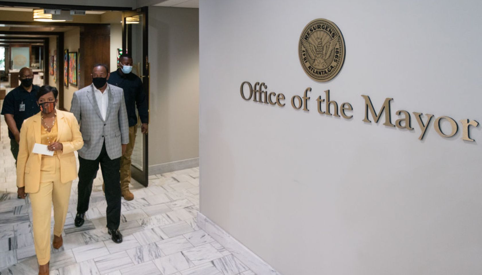 Atlanta Mayor Keisha Lance Bottoms Holds News Conference Announcing She Won't Seek Reelection