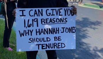 UNC Chapel Hill Nikole Hannah-Jones Protests