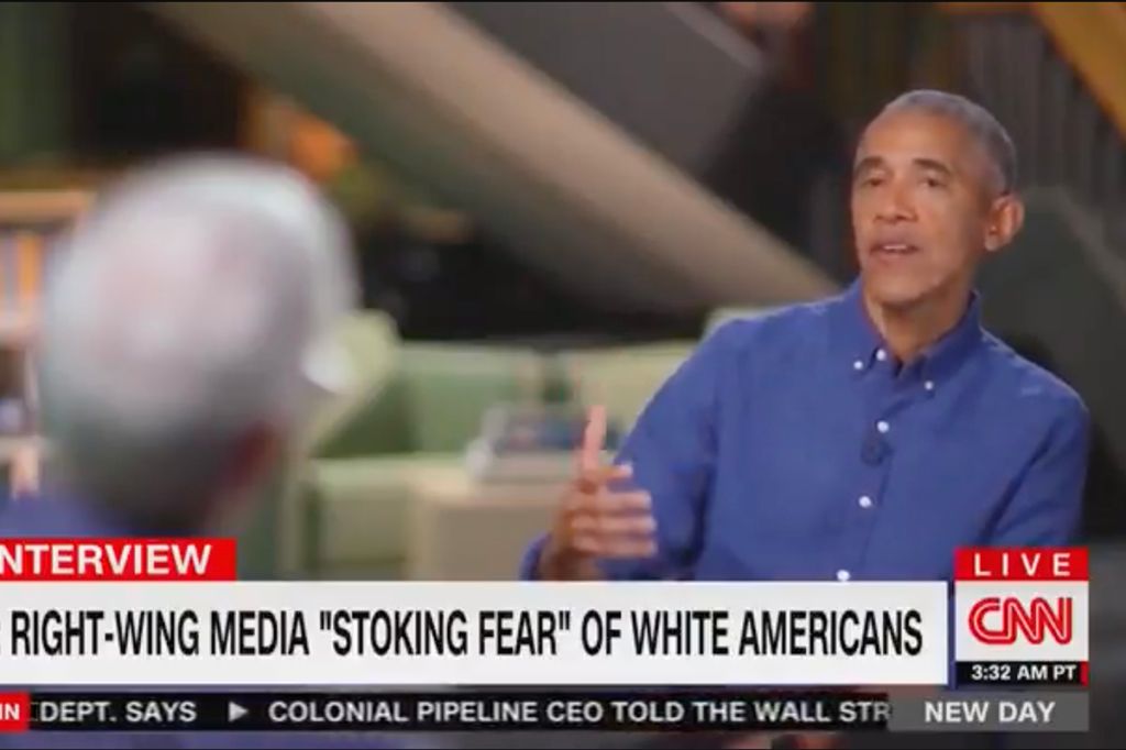 Barack Obama interviewed by Anderson Cooper on CNN