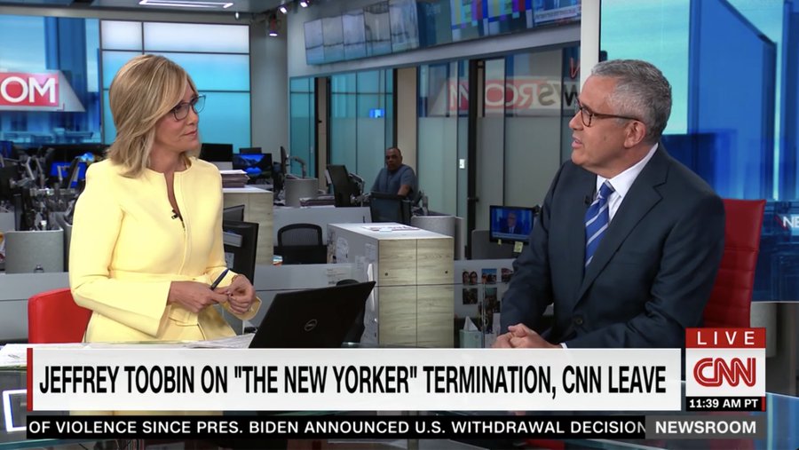Cnn Welcomes Jeffrey Toobin Back With Open Arms After Masturbation Scandal